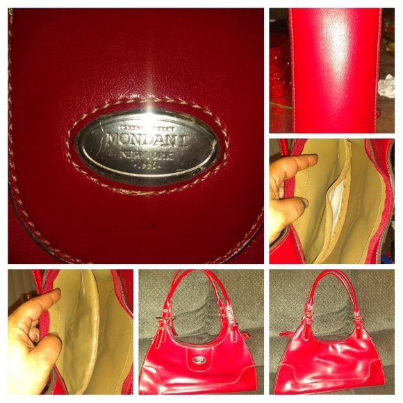 Red Mondani New York 1995 Purse - Picture 1 of 1